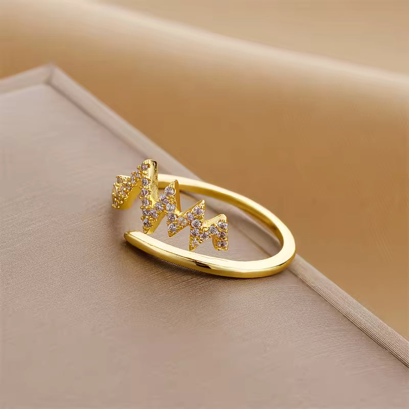 CAROVA Vergoldete Damenringe mit Zirkonia – Perfekt als Geschenk