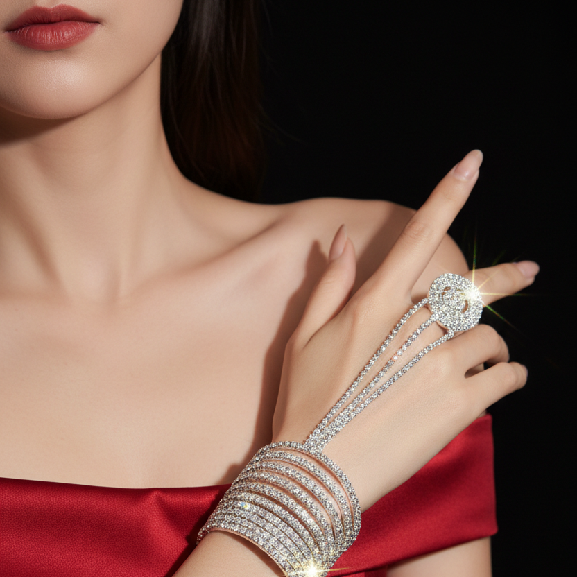 CAROVA Luxury  - Edles Silber - Armband Exklusive Dasein