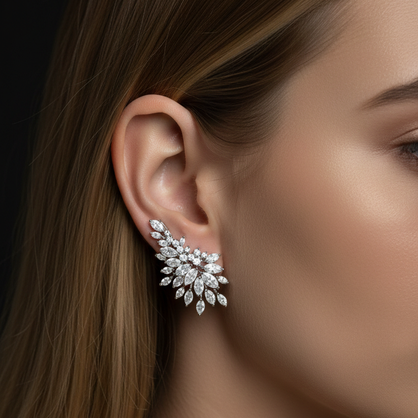 CAROVA LUXURY - Funkelnde Ohrstecker aus Zirkonia – Elegant & feminin