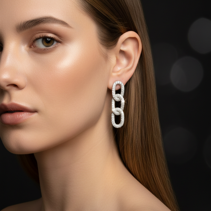 CAROVA Luxury - Elegante Zirkonia Ohrringe – Zeitlose & stilvoll