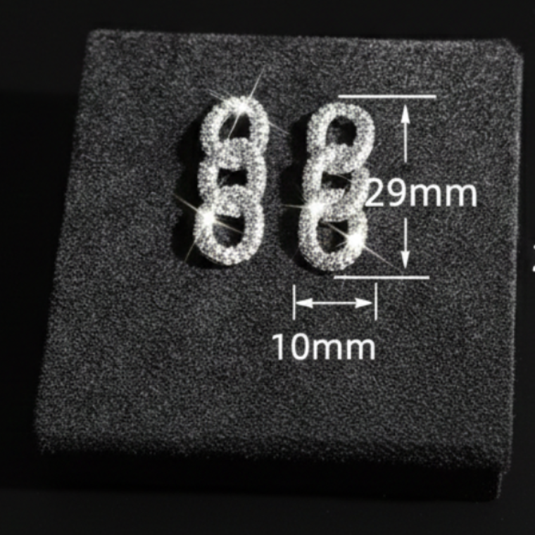 CAROVA Luxury - Elegante Zirkonia Ohrringe – Zeitlose & stilvoll